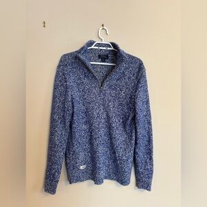 Polo Ralph Lauren Patch Logo Quarter Zip Sweater size XL